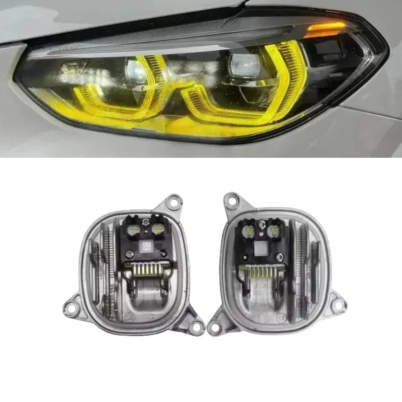 Angel Eye For BMW X3 G01 X4 G02 2018 2019 2020 2021 Adaptive Headlight DRL Blue Red Daytime Running Light LED