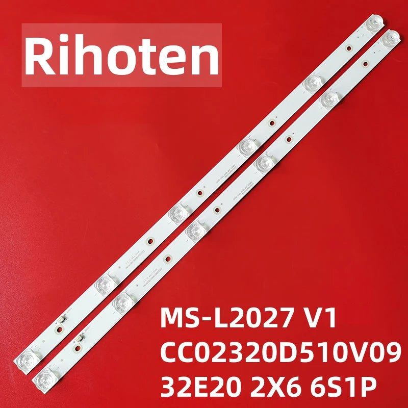 LED Backlight Strip for 6V LED for F32D7000C H32P H32K HD8332 32D6S SU-3288 WD32E20 32DH58 32DH68 LE-32F830