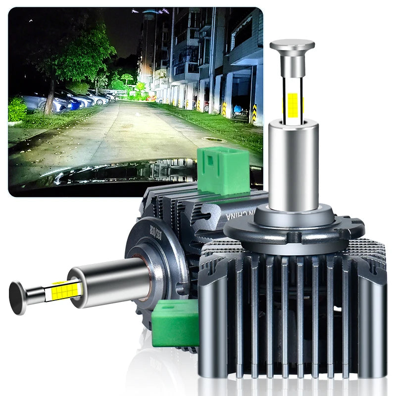 Altra Powerful 360Degree LED Lighting for Car Headlight Bulbs D1S D3S D2S D4S D5S D8S 6000K 110000LM HID TO LED Replace for Car