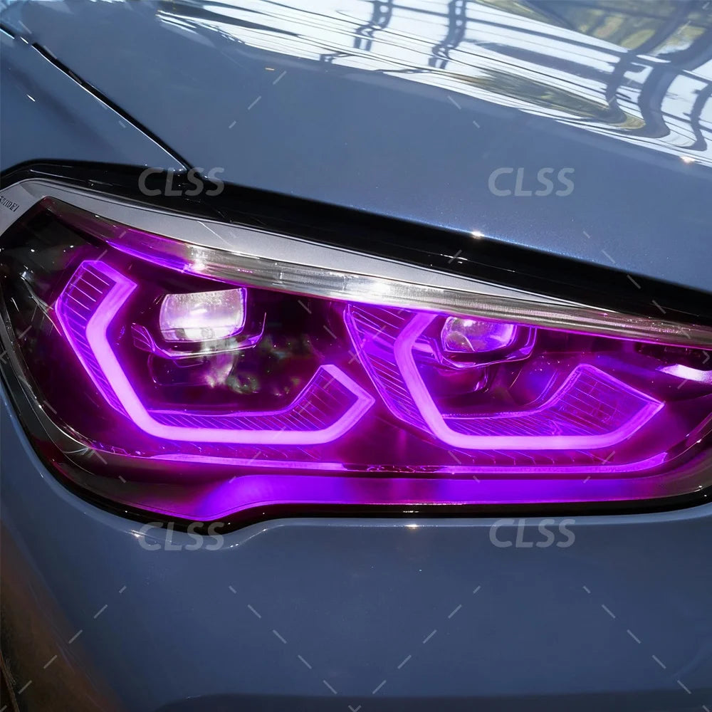 DRL LED Boards For BMW X1 F48 F49 LCI 2019-2023 ICON Headlight Daytime Running Light Turn Signal Module