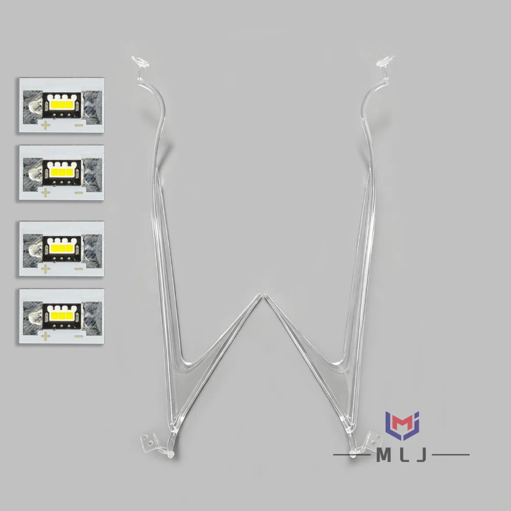 lamp Replacement Parts DRL Chip Acrylic Light Guide Tube Daytime Running Light Strip for Lexus