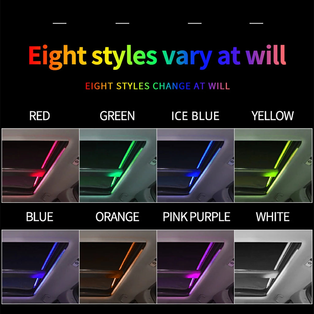 150cm Sunroof LED Strip Symphony Ambient Lamp RGB Car Roof P