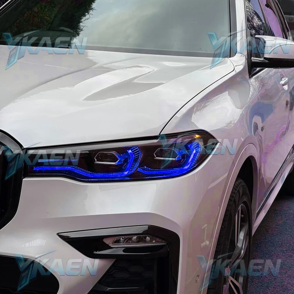 DRL Boards For BMW X7 G07 2019-2021 Laser Headlight Daytime Running Light Chips Angel Eyes Blue Red White for