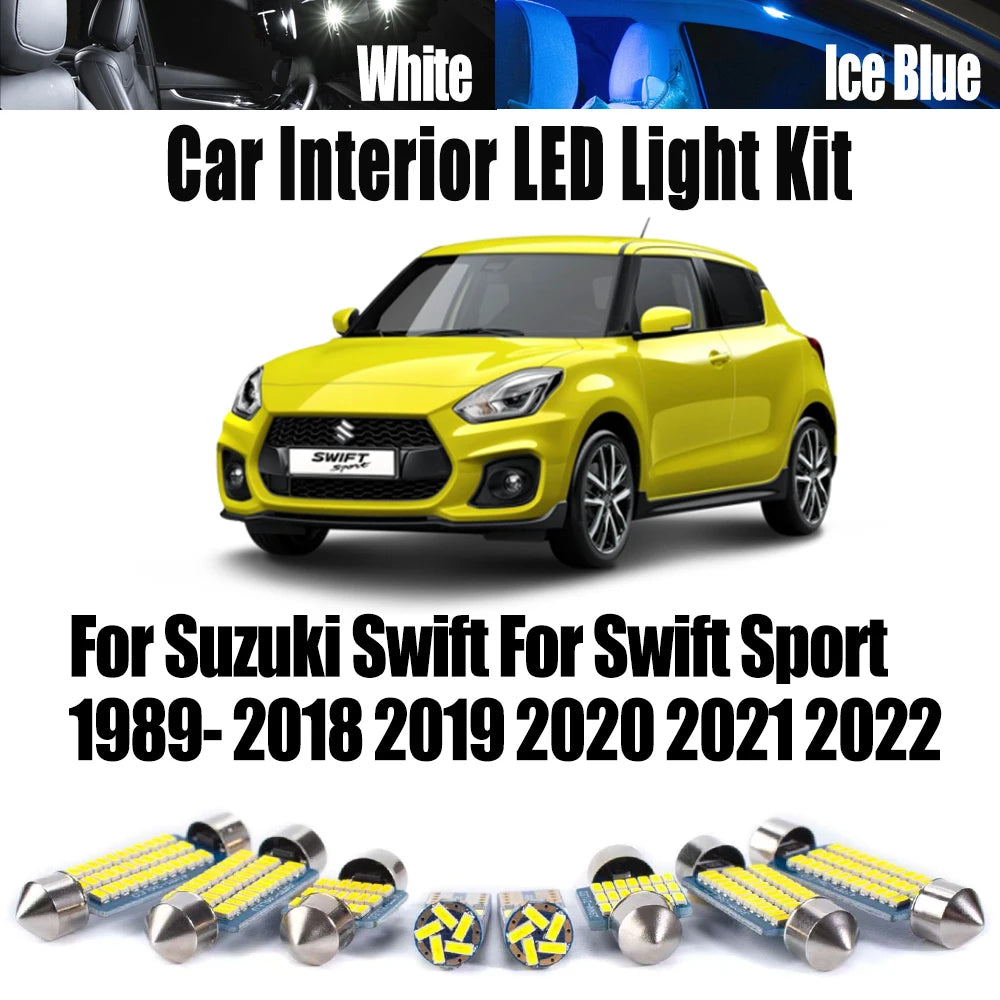 LED Interior Light Kit for Suzuki 1989-2018 - Canbus Error-Free Interior Bulbs