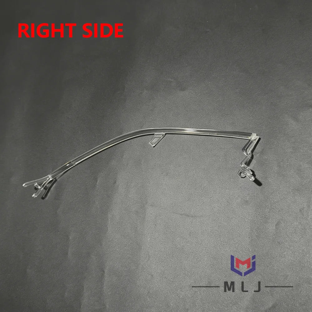 Headlight Replacement Parts White Angel Eyes Acrylic Light Guide Tube Light Guide Strips for Maserati