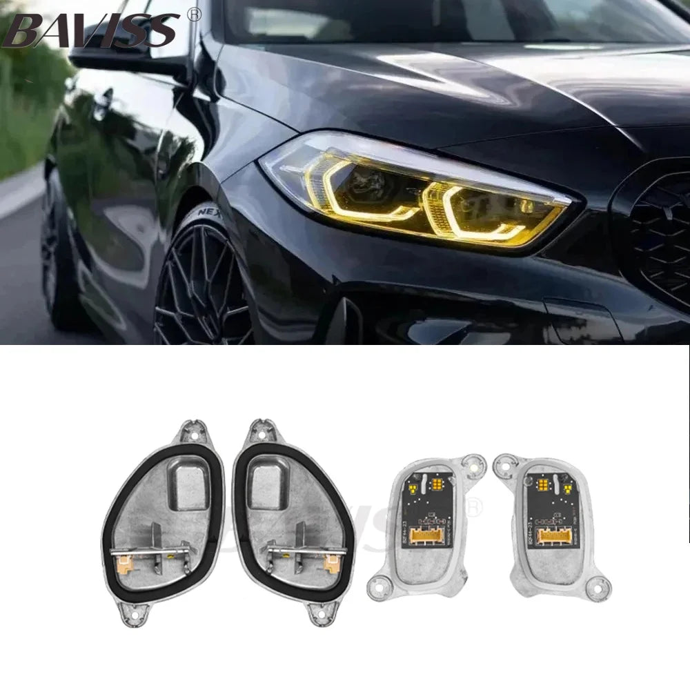 DRL RGB multicolor LED boards daytime running lights Red RGBW Amber for BMW F40