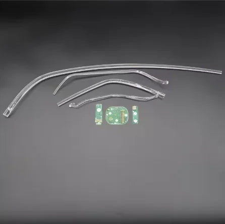 LED Headlight DRL Guide Plate Daytime Running Light Tube Bar Light Source for Audi A4 A4L B9 S4 2017 2018