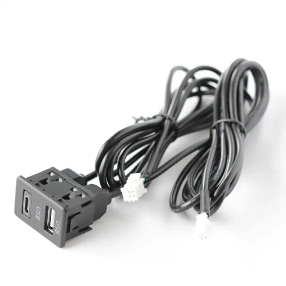 Car Dash Mount USB+TYPE-C Port Panel Interface Extension 145