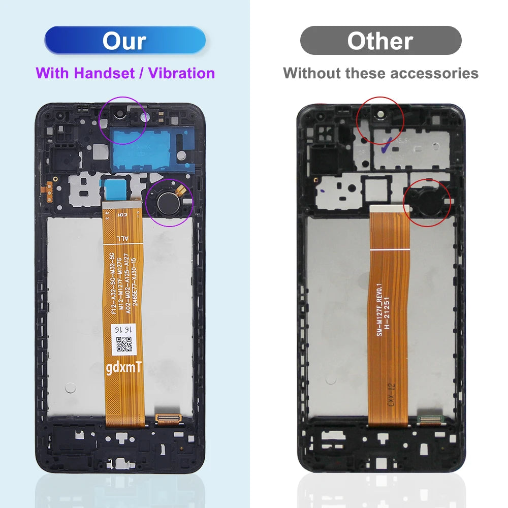 High Quality For Samsung Galaxy A12 A125F A125F/DS Display L