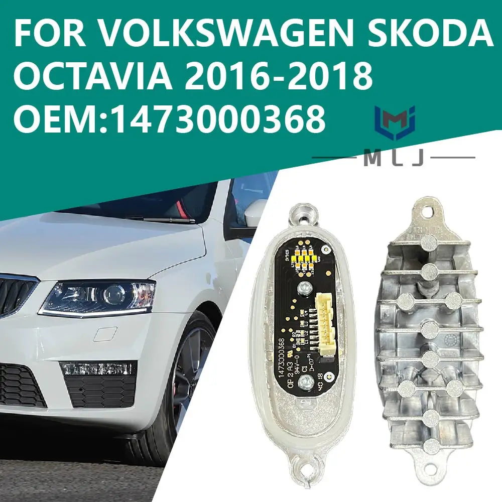DRL Daytime Running Light Module For Skoda Octavia Mk3 2016-2018 Headlight Control Unit Replacement for Skoda