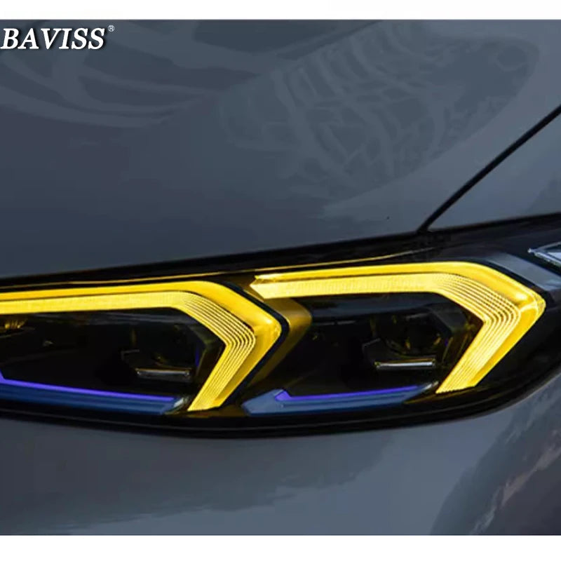 DRL Yellow LED Panel Daytime Running Lights Red Multicolor Yellow Daytime Running Lights for BMW G28