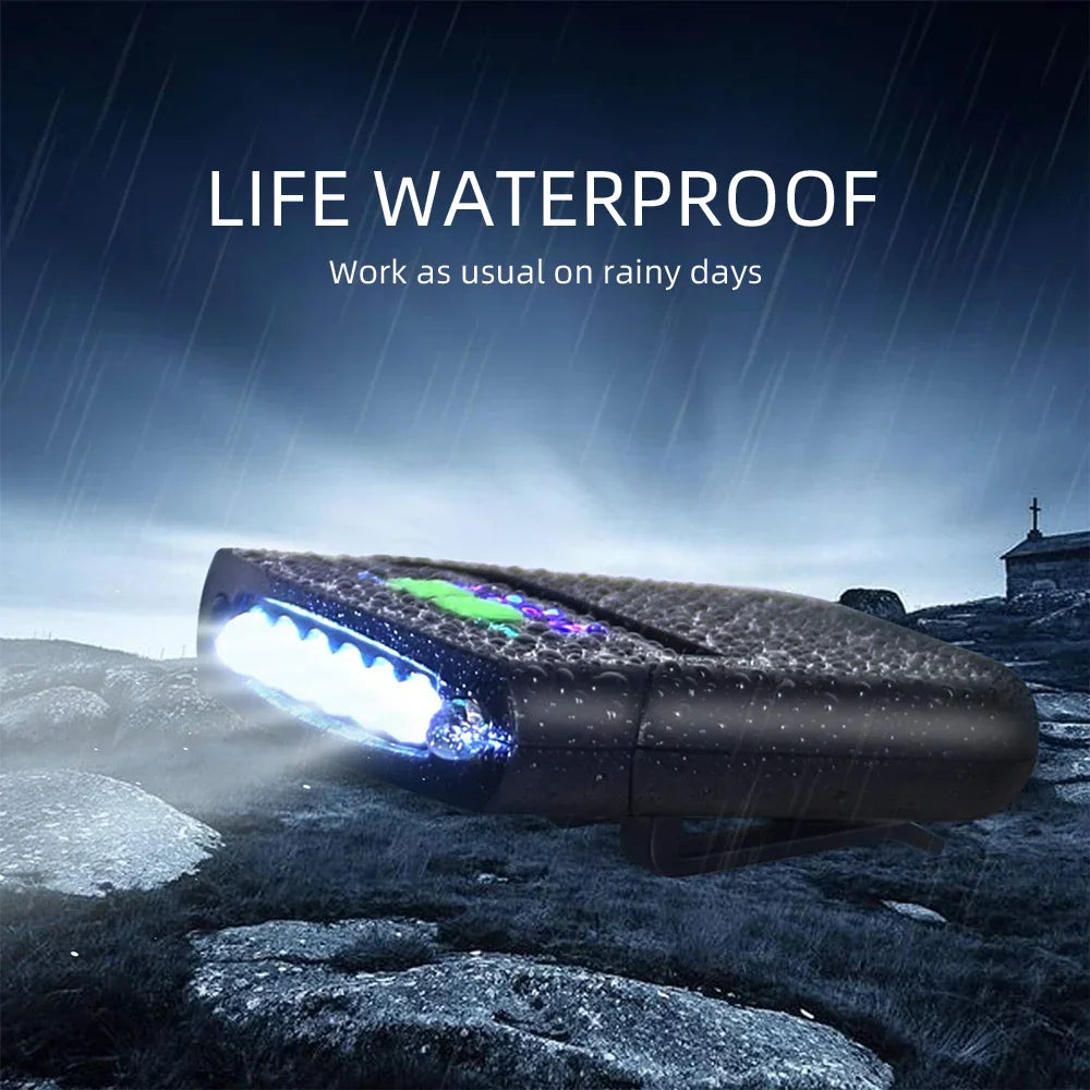LED Headlamp Mini Clip On Cap Hat Light Head Torch Fishing C