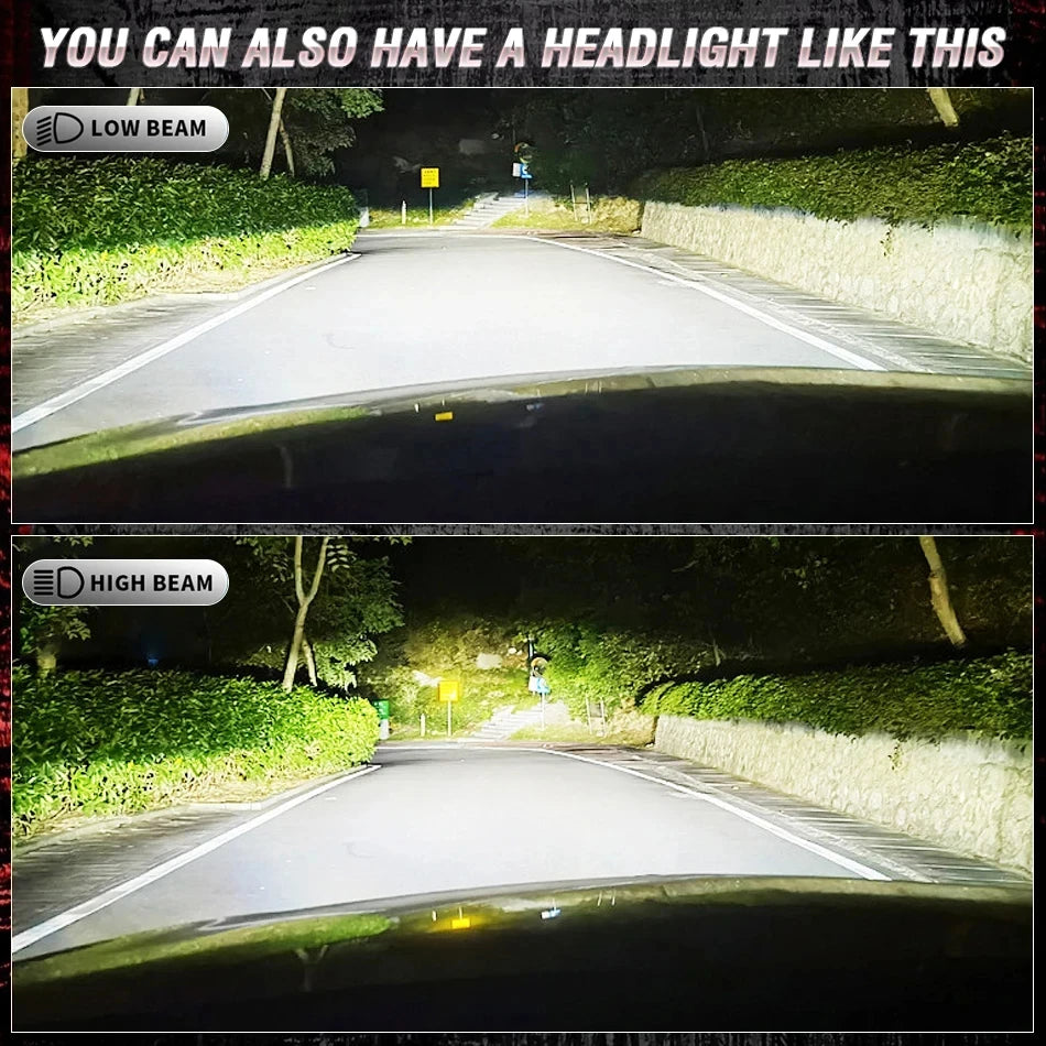 H4 Super Bright Headlight 2026 New Mini Projector Lens LED P