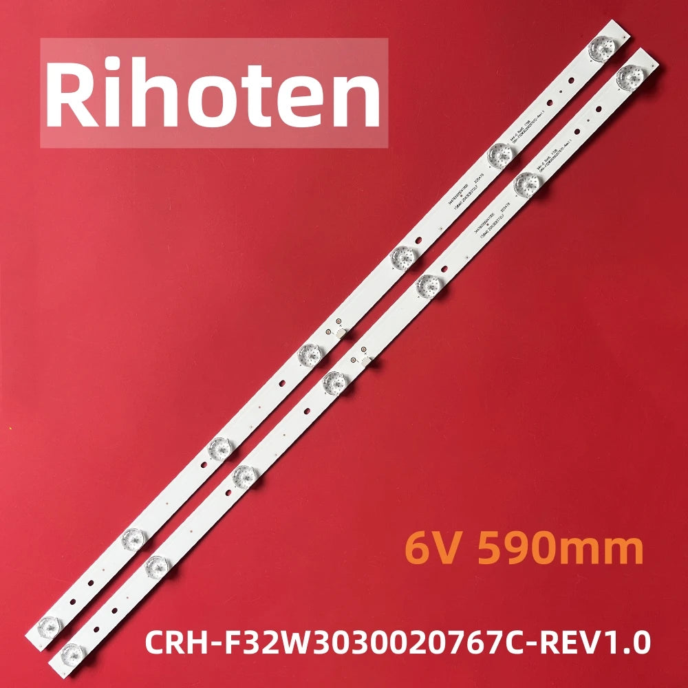 LED strips CRH-F32W3030020767C-REV1.0 for Har LE32B310P LE32G310G LD32U3100 32EU3000 H32E16 - Replacement TV