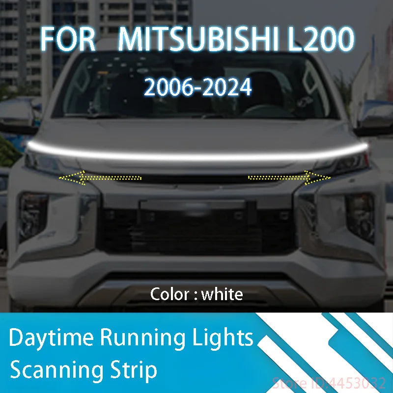 FOR Mitsubishi L200 2006-2024 New upgrade LED Daytime Runnin