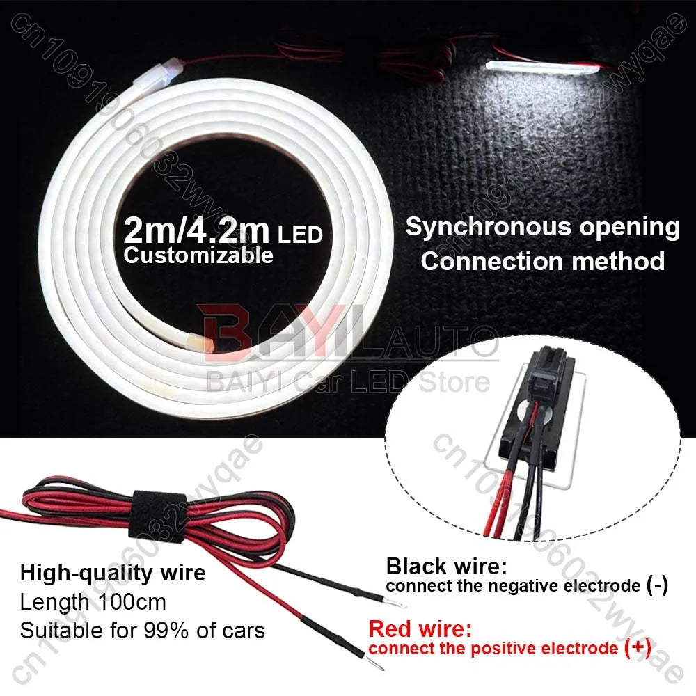 200cm/420cm LED strip lights for the interior decoration of 