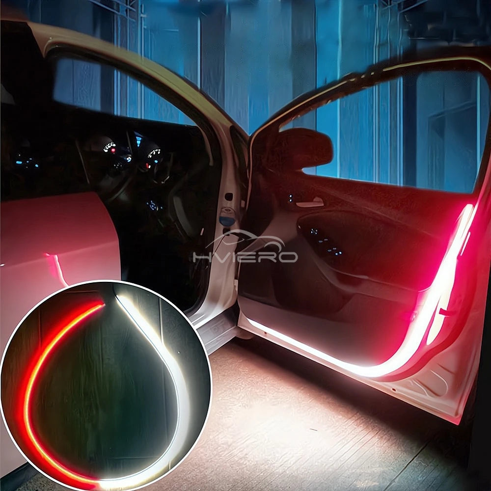 Car Door Opening Warning Flash Led Welcome Light Parking Saf