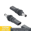 USBC Female to DC5521 Male/DC Female to DCMale Power Adapter