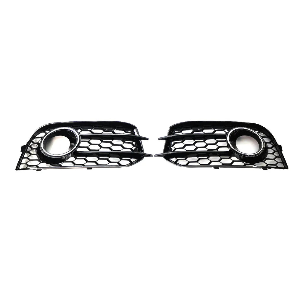 Lamp Grille For Audi A1 2011 2012 2013 2014 Fog light Garnish Hood Car Accessories