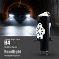 3000W 40000000LM H4 LED Mini Projector Lens 6500K High Low B