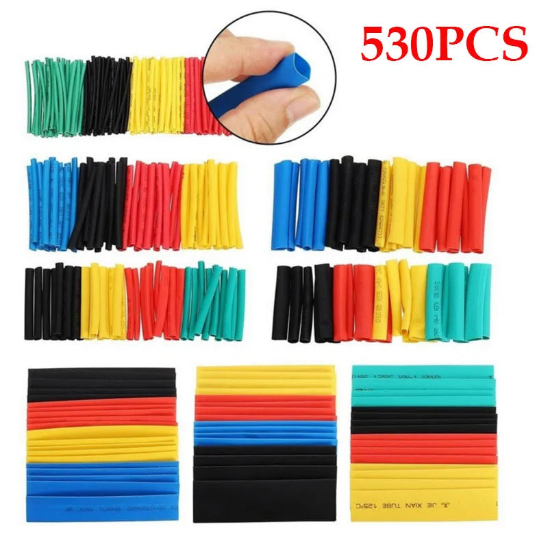 800pcs With Box Heat Shrink Tube Kit Thermoresistant Tubing Electrical Connection Cable Insulation Sleeved Protecter