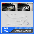 DRL Light Guide Tube Strips LED Headlight Replacement Fit For VW Skoda Superb 3V3 High Spec 2019-2024 for VW