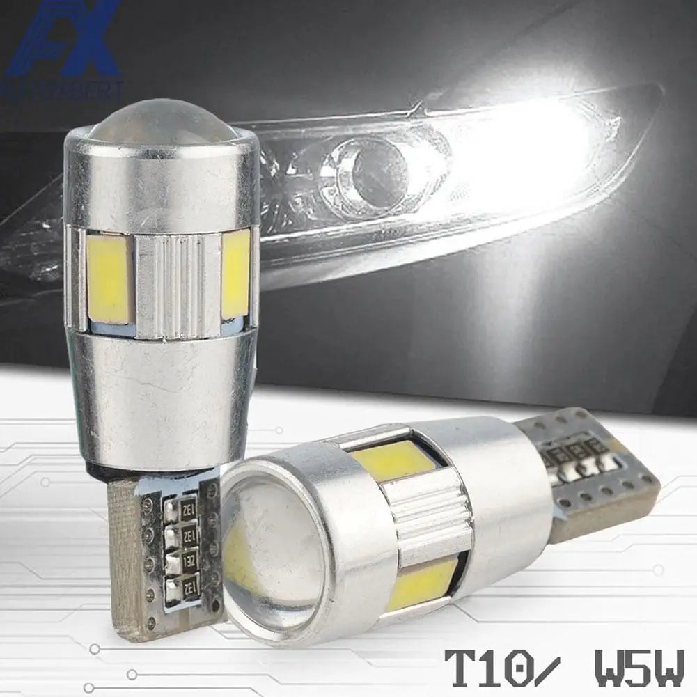 2pcs T10 LED Bulbs CAN-bus LED Light Bulb Headlight Mini Siz