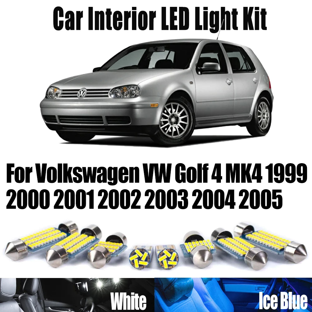 13Pcs Canbus For Volkswagen VW Golf 4 MK4 1999 2000 2001 200