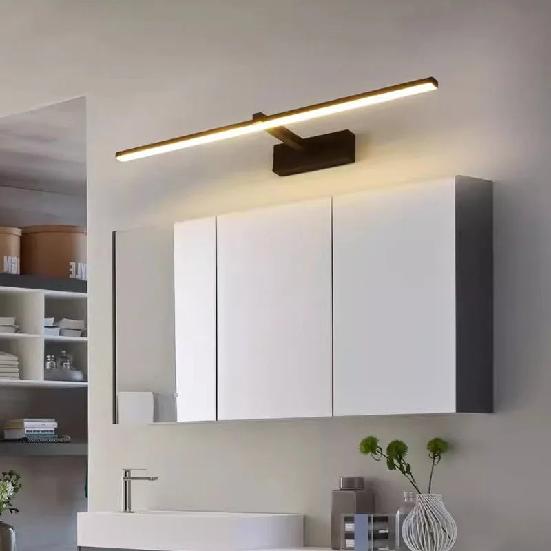 Led Mirror Lights Wall Lamps Bathroom Waterproof White Black