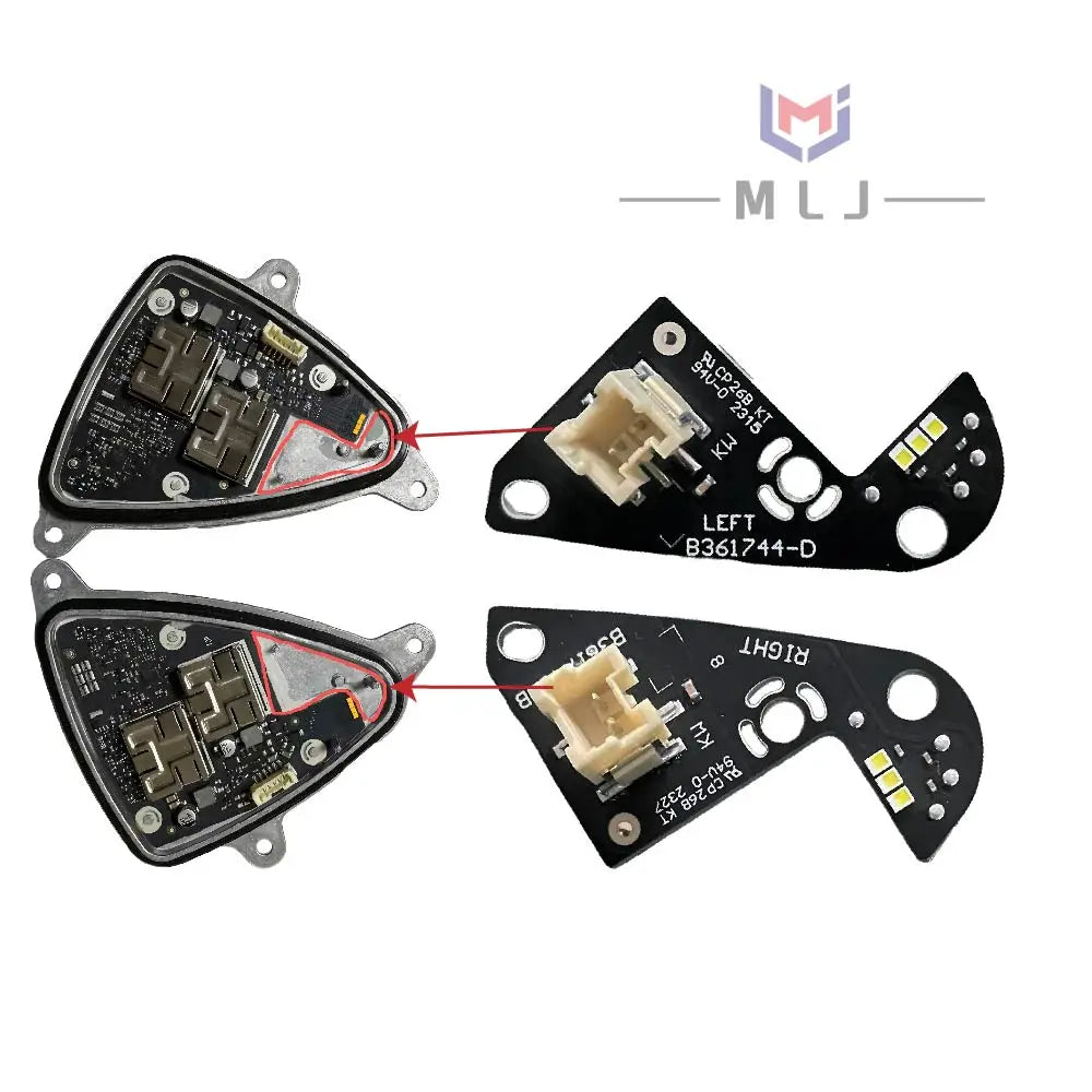 Angel Eyes LED Chip Light Source Panel DRL Turn Signal Board For Volkswagen T-ROC Daytime Running