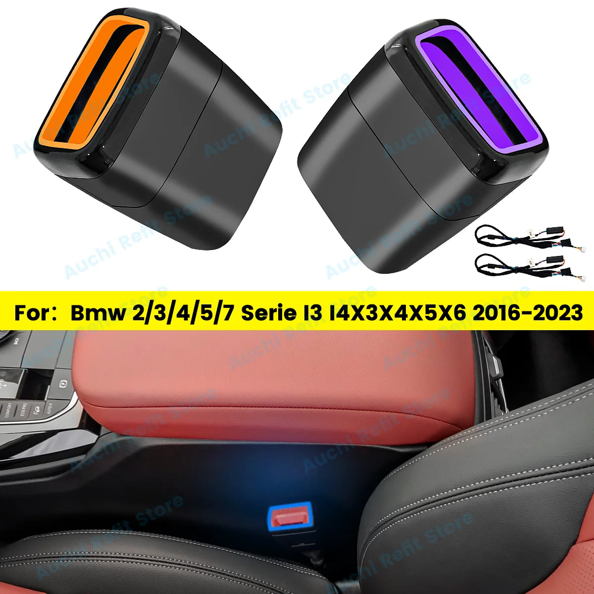 11 Colours Center console Saddle light For BMW New 3/4 Series G20 G22 M3 M4 LED decorative lights in the car Ambient light Refit