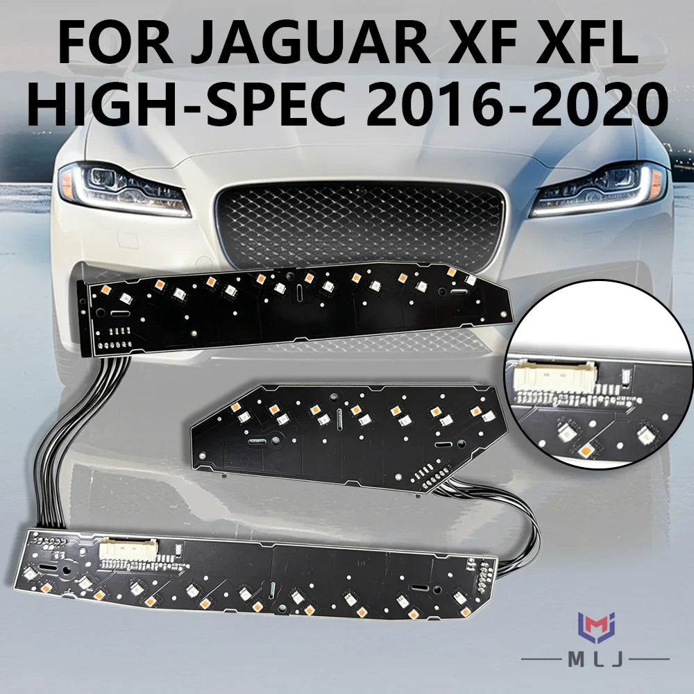 DRL Turn Signal Angel Eyes PCB Boards Light Source Chips For Jaguar XF XFL 2016 2017 2018 2019 2020 High