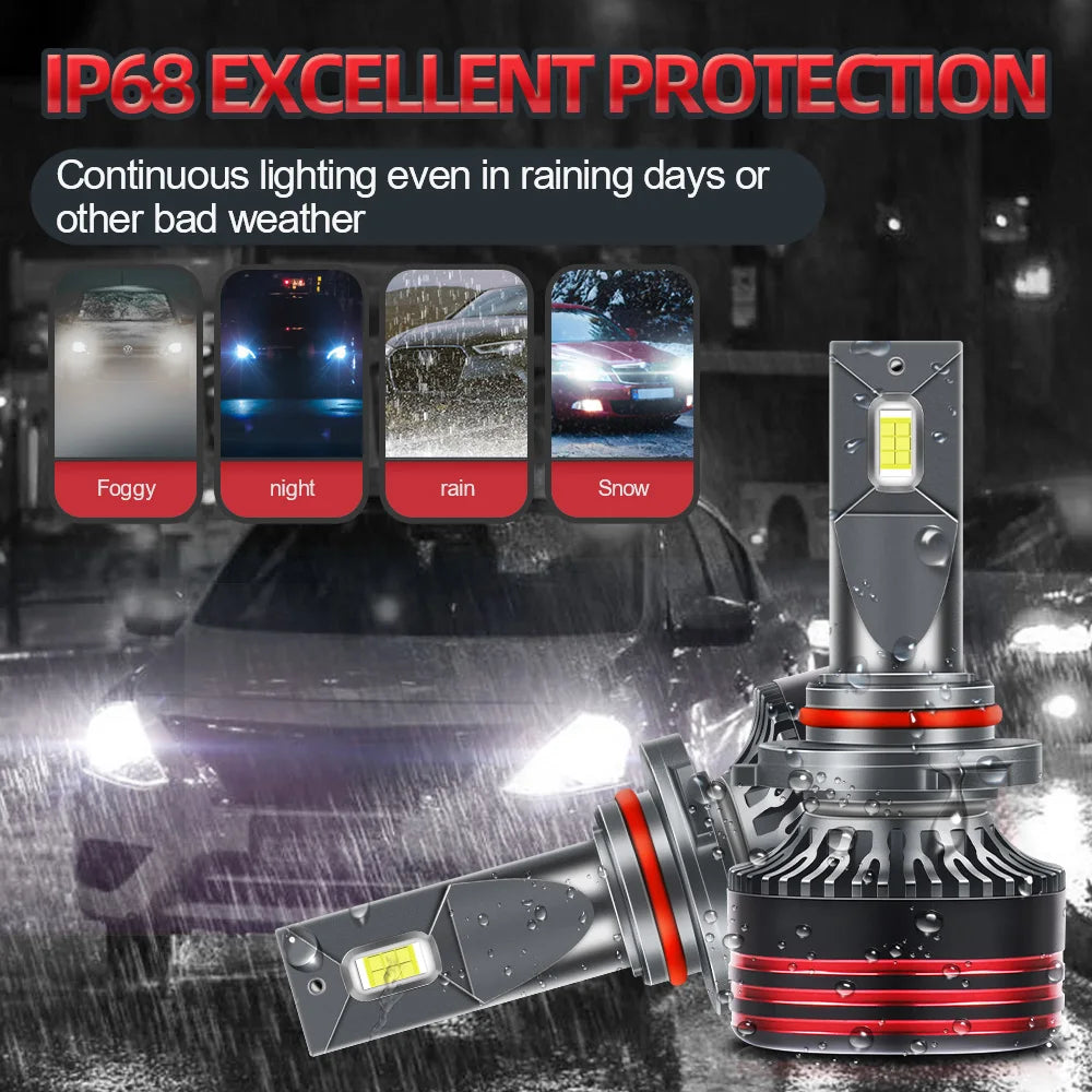 H11 Canbus LED Headlight Bulbs 9005/HB3 9006/HB4 H1 H4 H7 H1