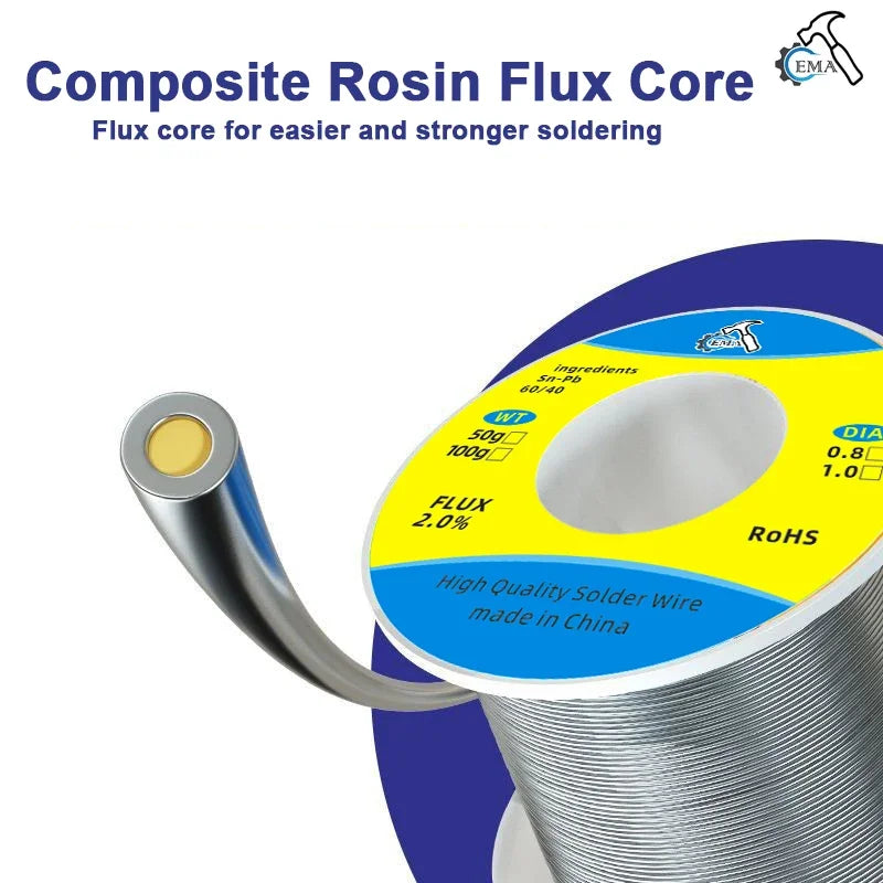 100g Quality Soldering Wire Tin Solder Wire 60/40 or 25/75 M