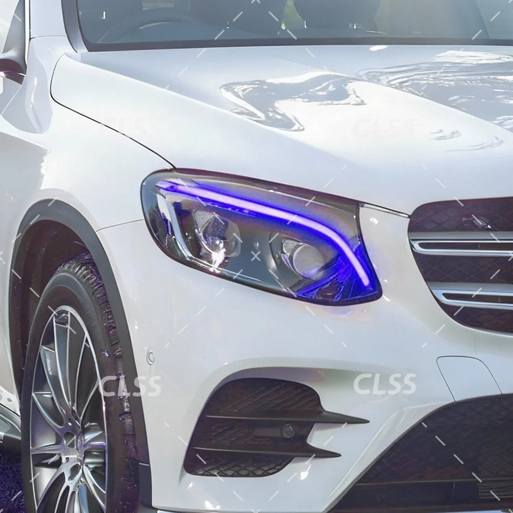 DRL LED Boards Lightsource For Mercedes-Benz GLC W253 GLC250 GLC200 2016-2019 High Spec Headlight Daytime