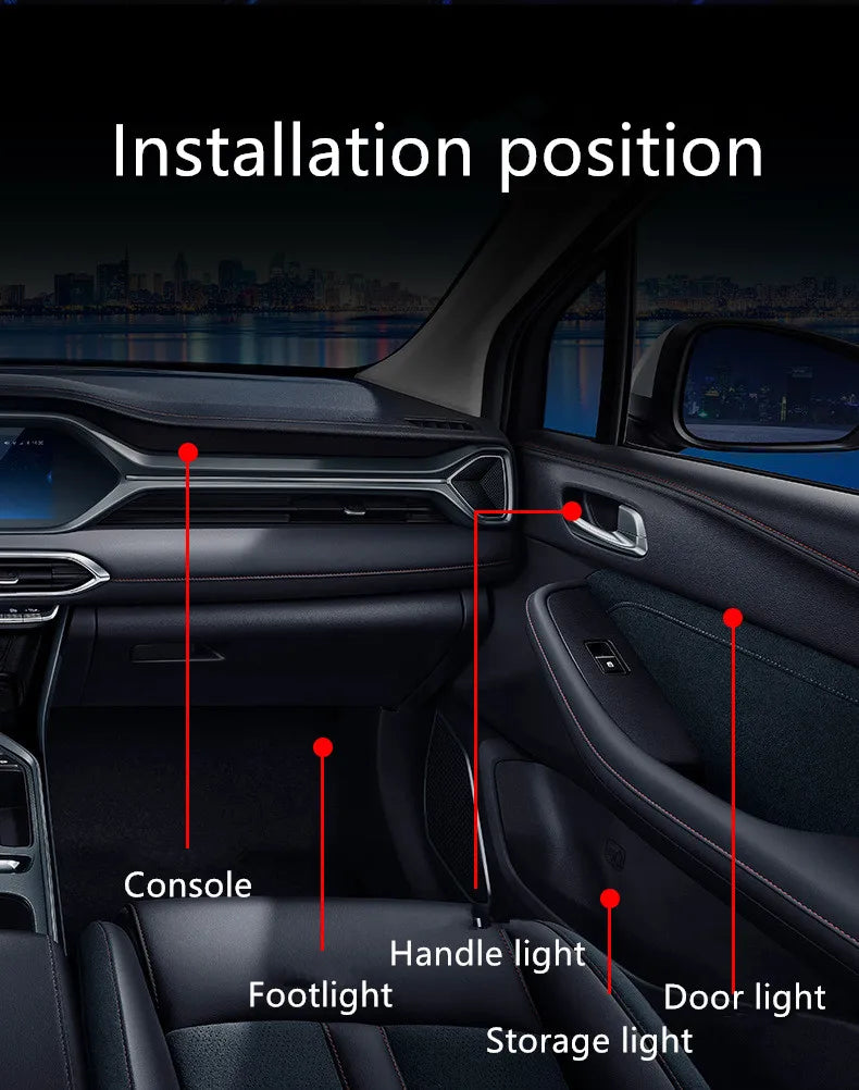 For Accessories For LED Symphony Car Interior Decoration Atm