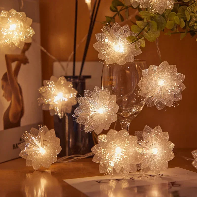 2/3M LED Fiber Optic Fairy Light Battery-operated Garland Ch