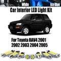 8-Piece LED Interior Light Kit for Toyota RAV4 - Canbus Error-Free Interior Bulbs