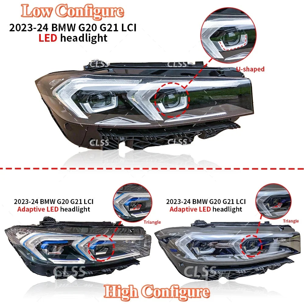 DRL LED Chips For BMW 3 Series G20 G21 G28 LCI 2022-2024 LED Headlight Daytime Running Light Board Module
