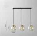 Nordic LED High quality glass pendant light Gold coloured head Various shapes of glassBedroom Living Room Restaurant Corridor
