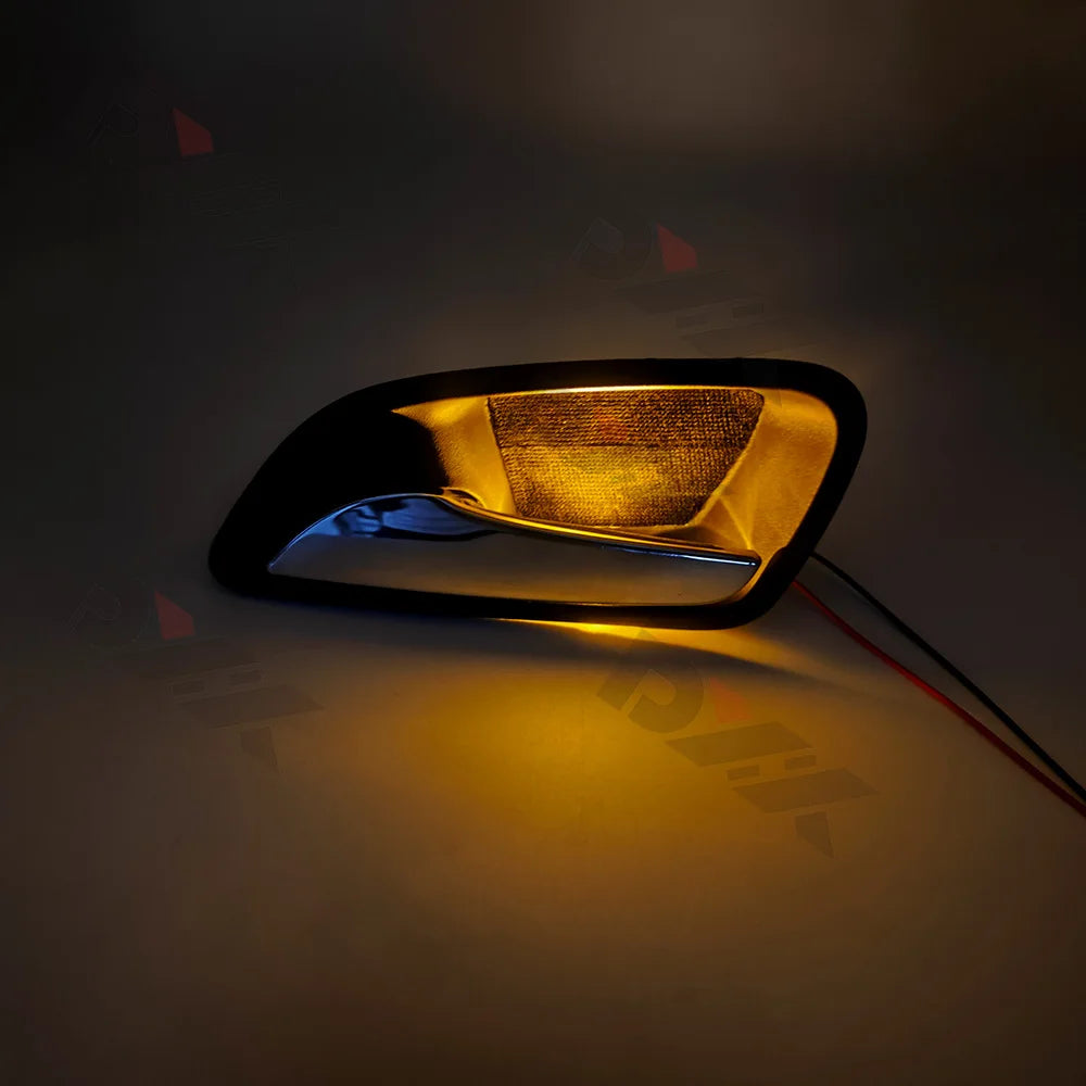 4pcs Mini Car Door Bowl Decoration Light Universal 12V Auto 
