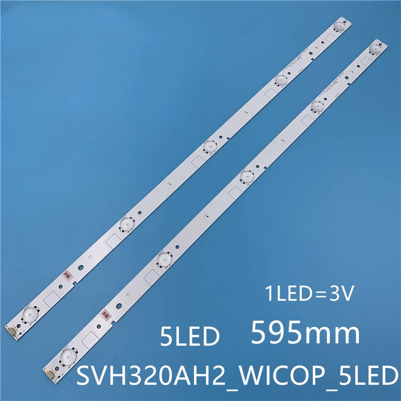 LED Backlight Strip for 594mm LED backlight strip 5 lamp for 32"TV LED32EC260JD LED32K20JD