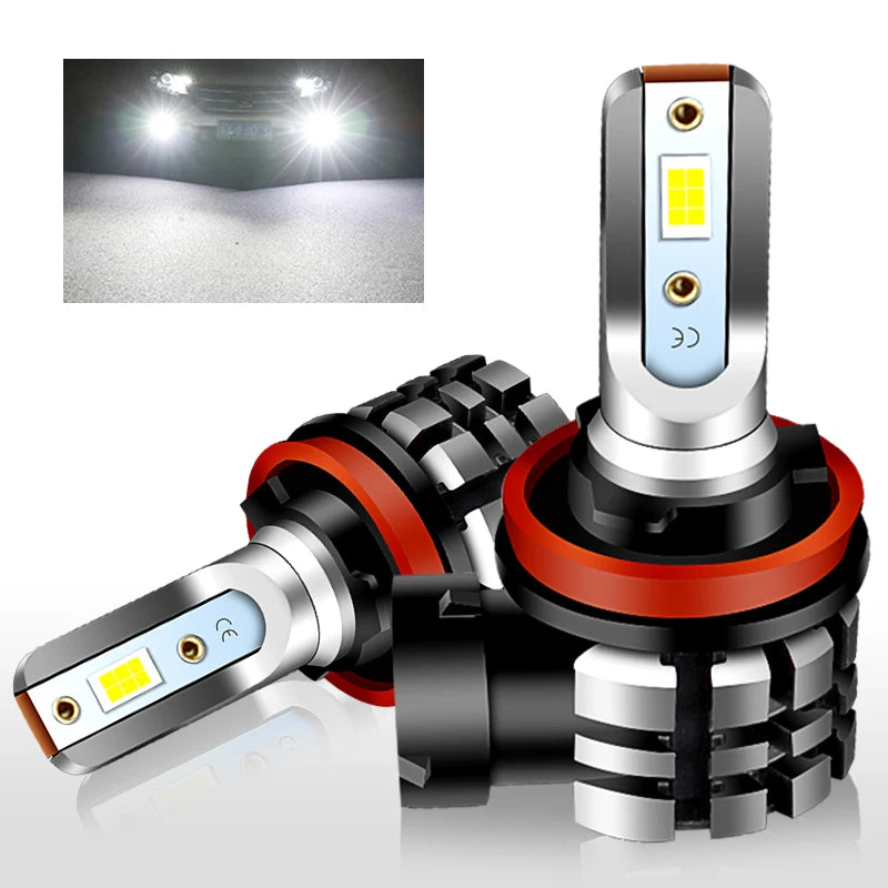 2PCS High quality White CANbus For Peugeot 301 2015-2019 LED Headlights H1 High Beams H7 Low Beams H11 Front Fog Lamps Plug&Play