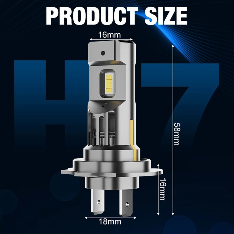 AILEO 2Pcs High Quality 30000Lm 150W H7 Led Lights For Car C