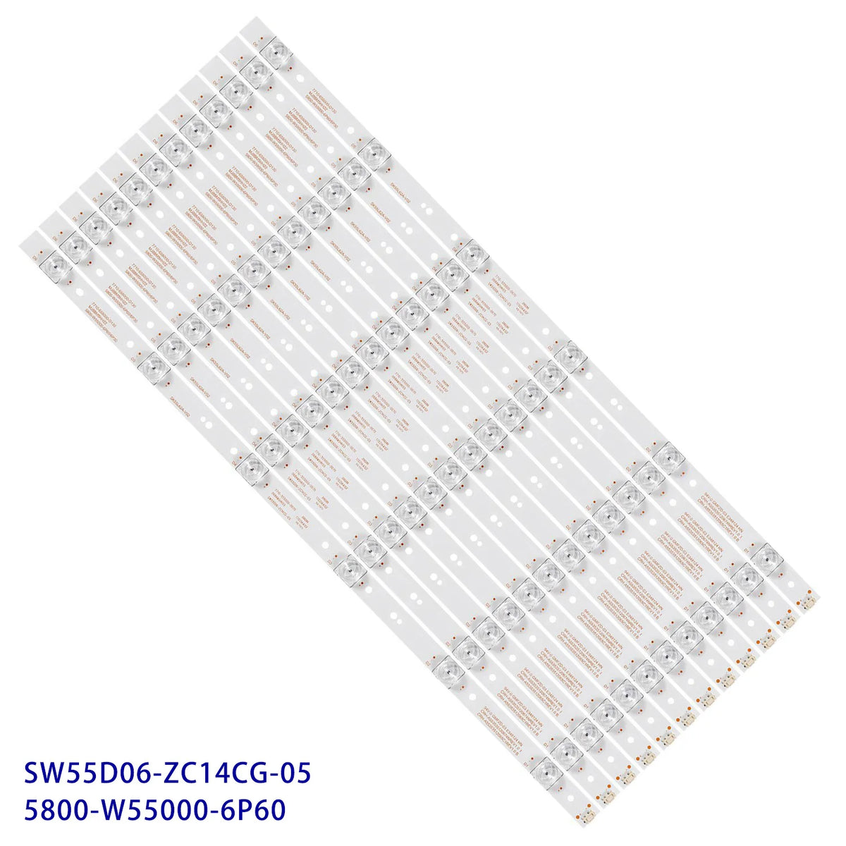 LED Backlight Strip for SW55D06-ZC14CG-05 303SW550038 5800-W55000-6P60 6P30 CRH-A55353512065C1REV1.0 55N2