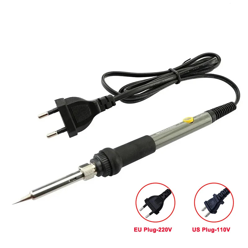 60W Adjustable Temperature Electric Soldering Iron EU 220V /