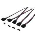 5pcs 15CM 4Pin Connector Cable Male Female No Need Soldering
