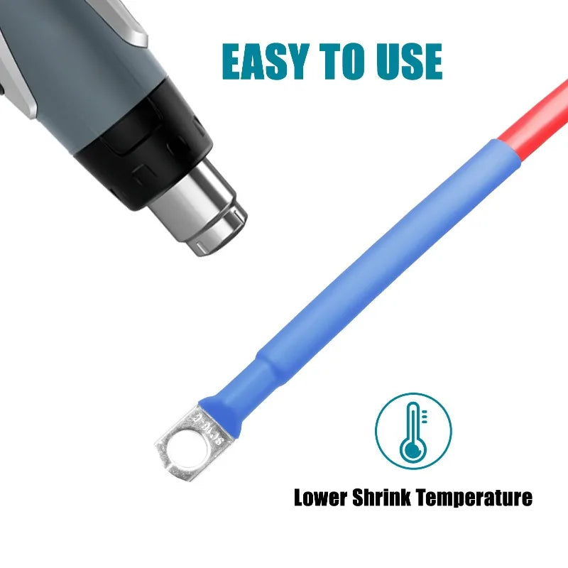 3Meters 3 1 Heat Shrink Tube With Glue Colorful 1.6-50mm Dua