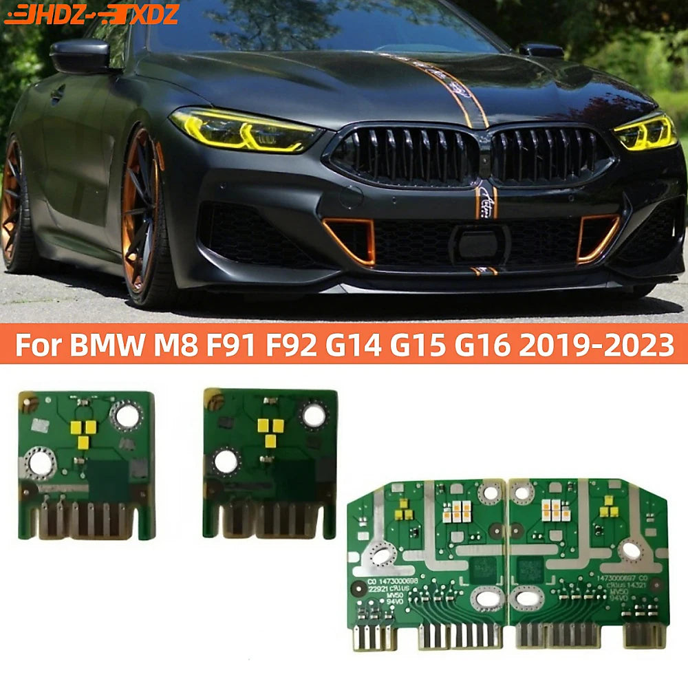 Angel Eye DRL LED Boards For BMW 8 Series F91 F92 F93 M8 G14 G15 G16 Yellow Amber Blue Red Daytime Running