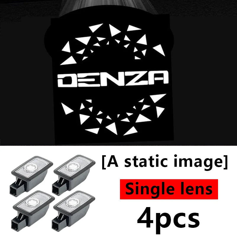 For BYD Denza B5 Denza B8 2024+ LED Door Welcome Lights Door Opening Projection Floor Light Ambient Lighting Car Accessories